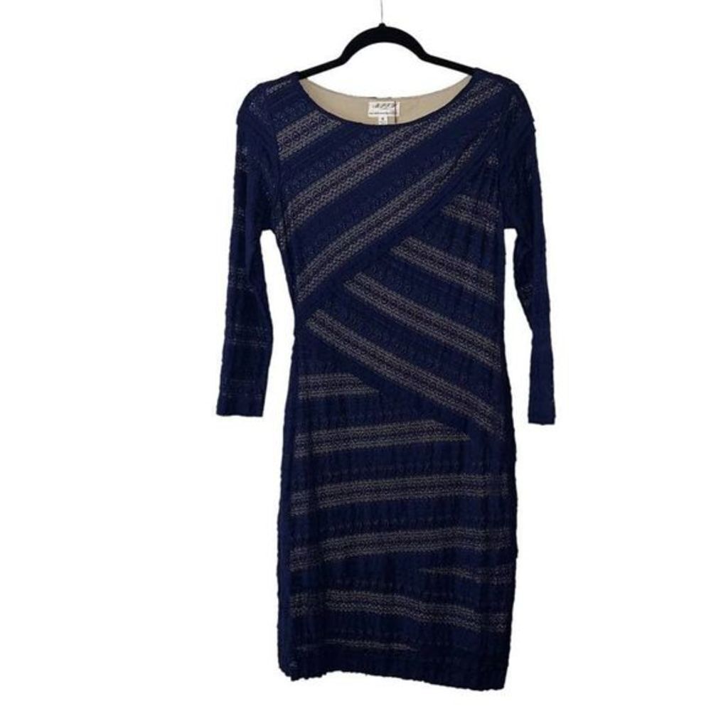 Max Studios Specialty Products Lace‎ overlay bodycon dress